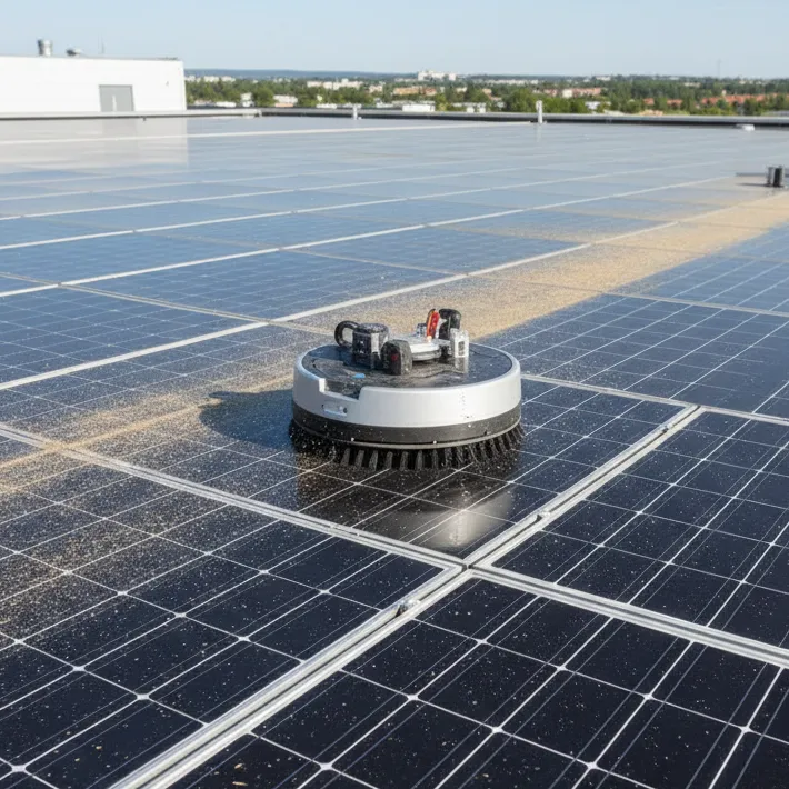 Solar Panel Cleaning Robots