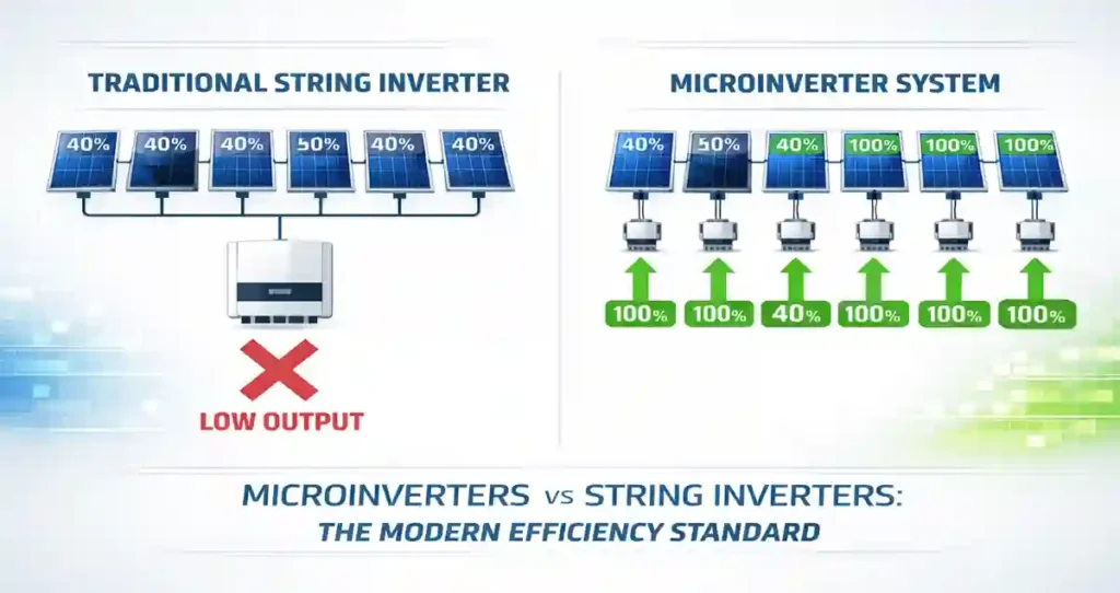 Solar Micro inverter vs String Inverter