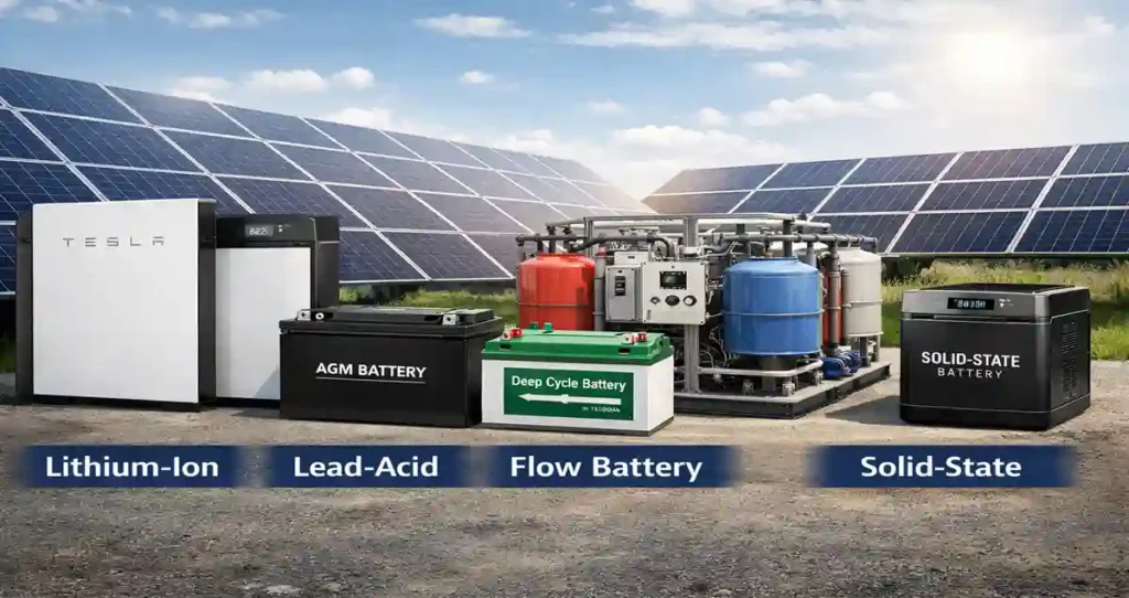 Types of Solar Batteries
