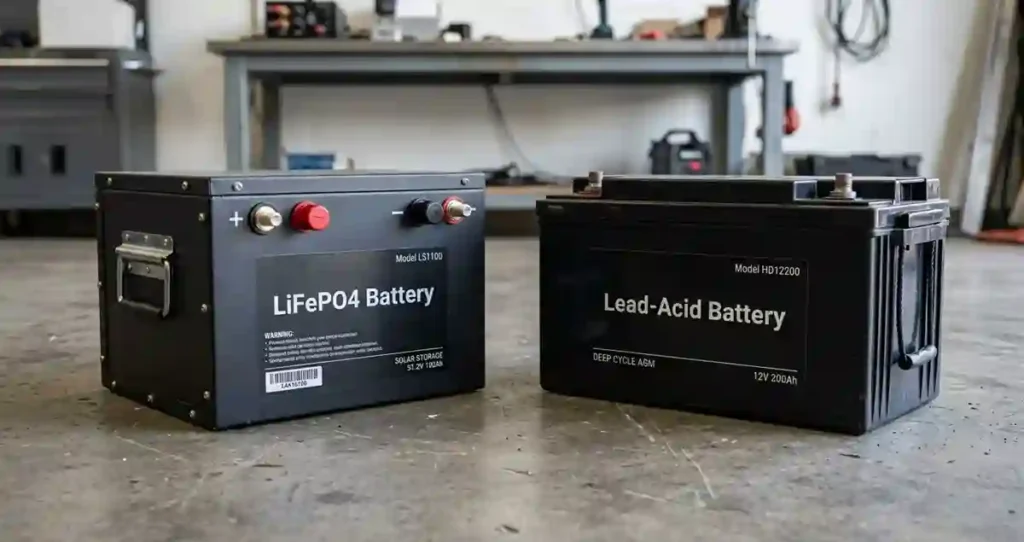 LiFePO4 and lead-acid battery comparison