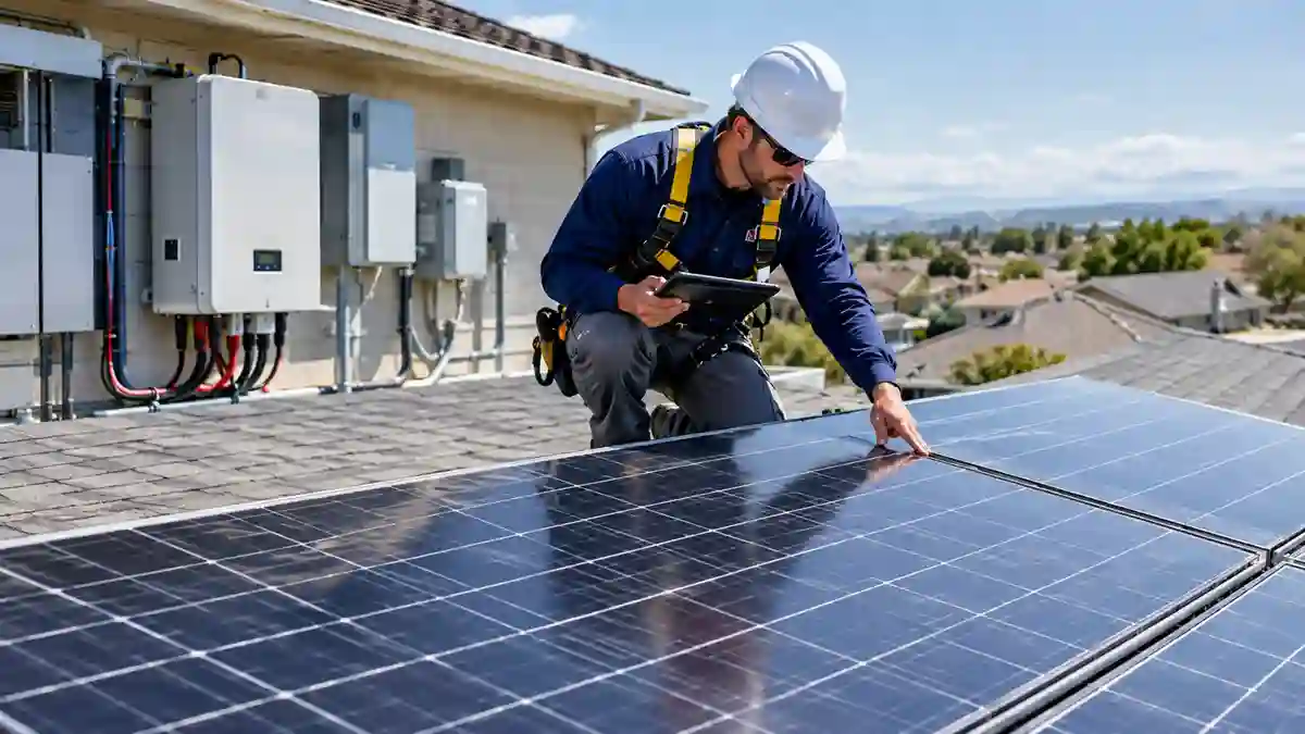 Solar Panel Repair diagnosis and inspection