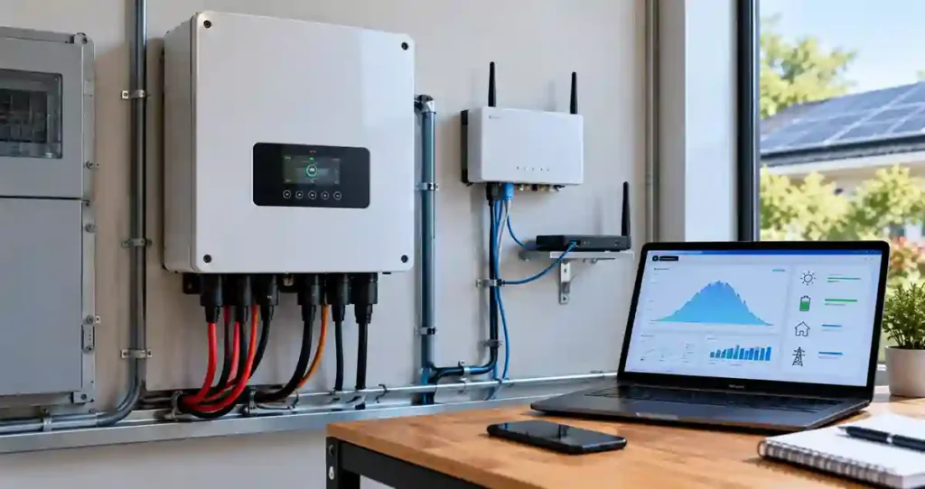 Solar Panel Repair monitoring and data logger troubleshooting