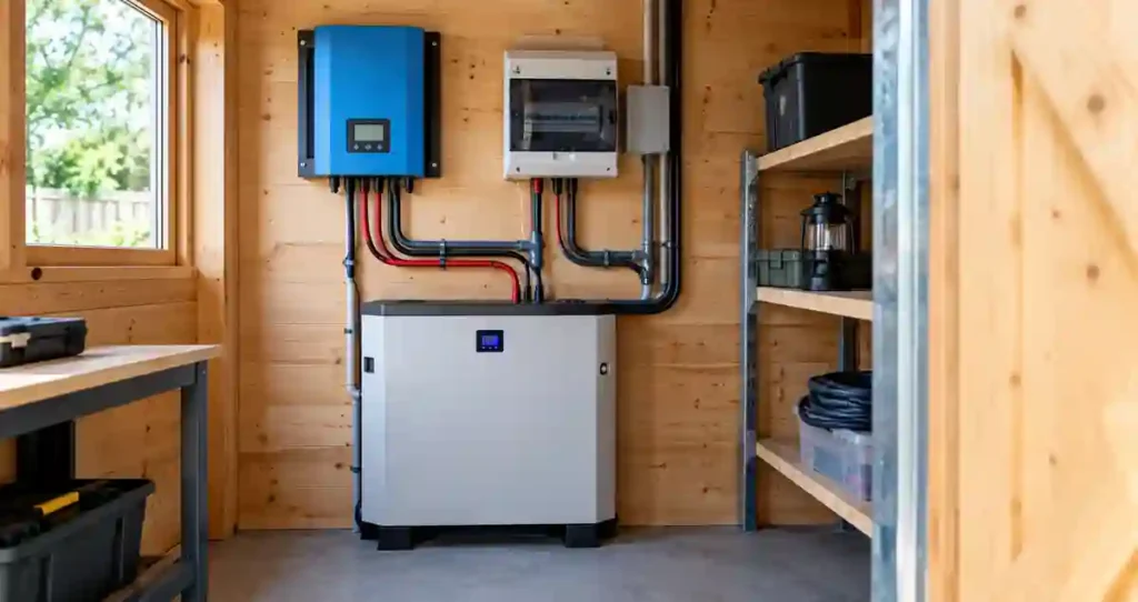 solar-panel-for-shed-mppt-lifepo4-battery