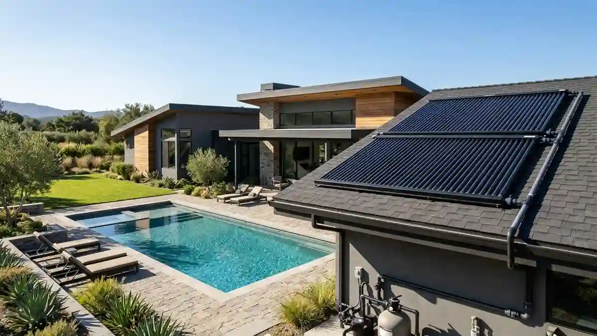 How Is Solar Water Heater Connected to a Pool